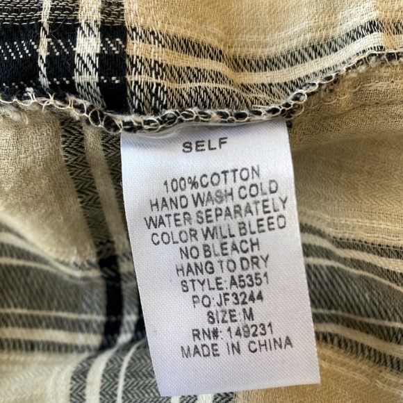 PLAID FRINGE CARDIGAN - Picture 8 of 8